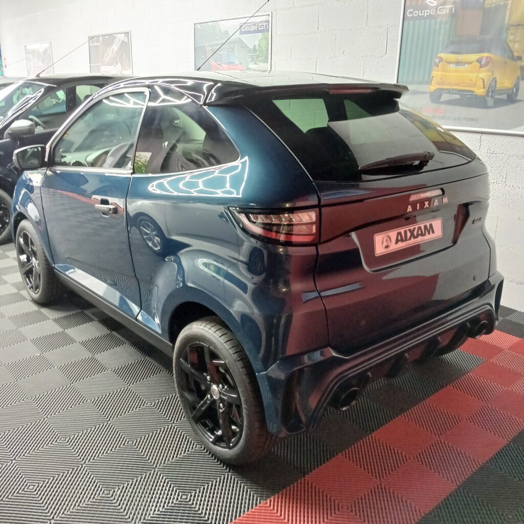 Vue arrière de l’Aixam Coupé Sport neuf chez Horizon VSP