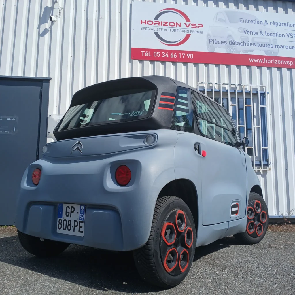 Citroën Ami Orange électrique occasion vue arrière