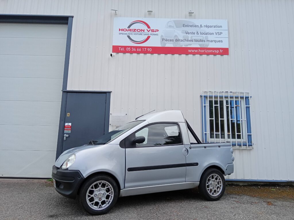 Aixam 500.4 Pick-Up diesel gris occasion chez Horizon VSP